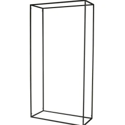 Marco Metálico Decorativo, Negro 200 Cm De Altura
