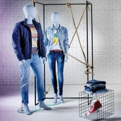 Marco Metálico Decorativo, Negro 200 Cm De Altura