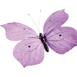 Mariposa Decorativa Púrpura, 80 Cm
