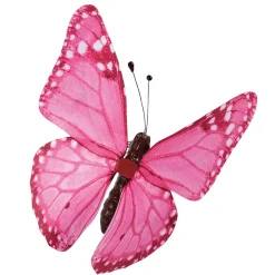 Mariposa Decorativa Rosada, 30 Cm