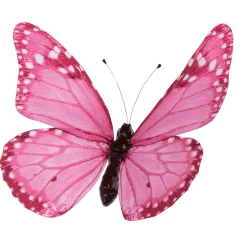 Mariposa Decorativa Rosada, 50 Cm