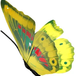 Mariposas Decorativas Amarillo 40 Cm 3 Piezas