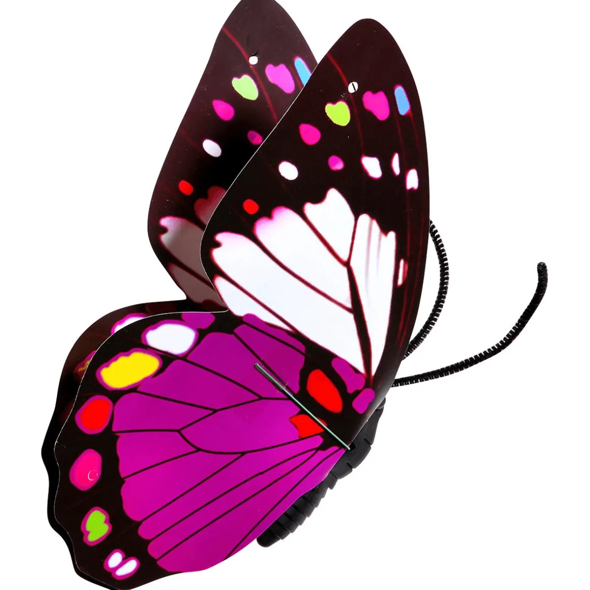 Mariposas Decorativas Morado 40 Cm 3 Piezas