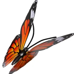 Mariposas Decorativas Naranja 40 Cm 3 Piezas