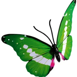 Mariposas Decorativas Verde 40 Cm 3 Piezas
