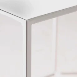 Mesa De Metal 45 X 45 Cm, Blanco