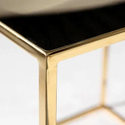 Mesa De Metal 45 X 45 Cm, Oro