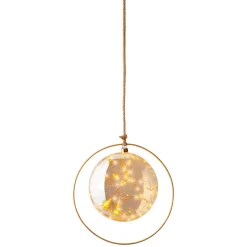 Micro Bola LED 26 Cm Dorada