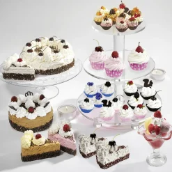 Mini Cupcakes Blancos Y Negros Food Dummies 4 Piezas