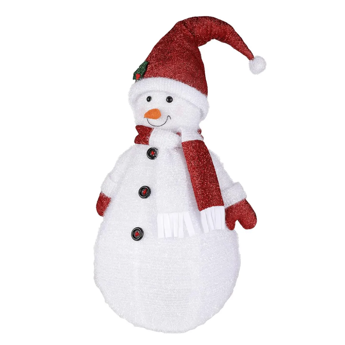 Muñeco De Nieve XL De Poliéster De 120 Cm