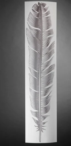 Muelle De La Bandera De Papel De Aluminio, 139 Cm De Largo