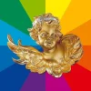 Ángel Barroco, Anchura: 60 Cm