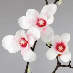 Noble Rama De Magnolia Artificial, Rosado, 100 Cm