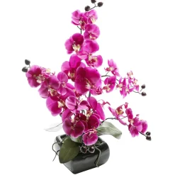 Orquídea Artificial En Maceta Rosa, 40 Cm