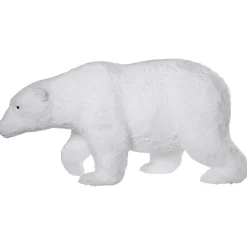 Oso Polar De Peluche Decorativo Altura 44 Cm