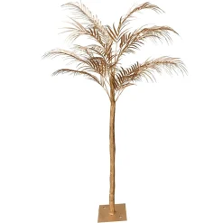 Palmera Artificial Decorativa, 140 Cm, Dorada