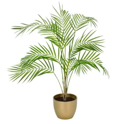 Palmera Artificial Decorativa En Maceta 12 X 25 Cm