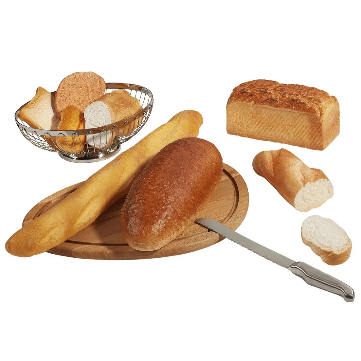 Pan Alimento De Imitación 33 Cm