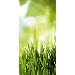 Pancarta De Tela Ignífuga "Hierba De Primavera" De Tela De Bandera 100 X 200 Cm