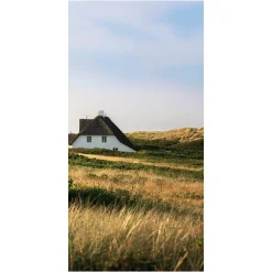 Pancarta De Tela Ignífuga "Paisaje Del Norte De Alemania" De Tela De Bandera 100 X 200 Cm