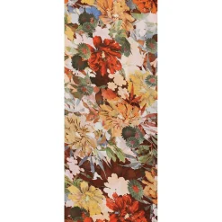 Pancarta De Tela Ignífuga "Flores De Otoño" De Tela De Bandera 75 X 180 Cm