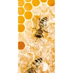 Pancarta De Tela Ignífuga "abeja Ocupada" De Tela De Bandera 100 X 200 Cm
