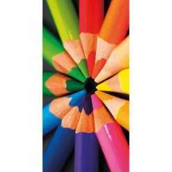 Pancarta De Tela Ignífuga "Buntstifte" En Tela De Bandera 100 X 200 Cm