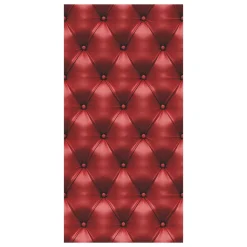 Pancarta De Tela Ignífuga "acolchada Roja" De 100 X 200 Cm