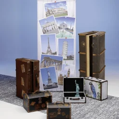 Pancarta De Tela Ignífuga Viajes Por La Ciudad 75 X 180 Cm