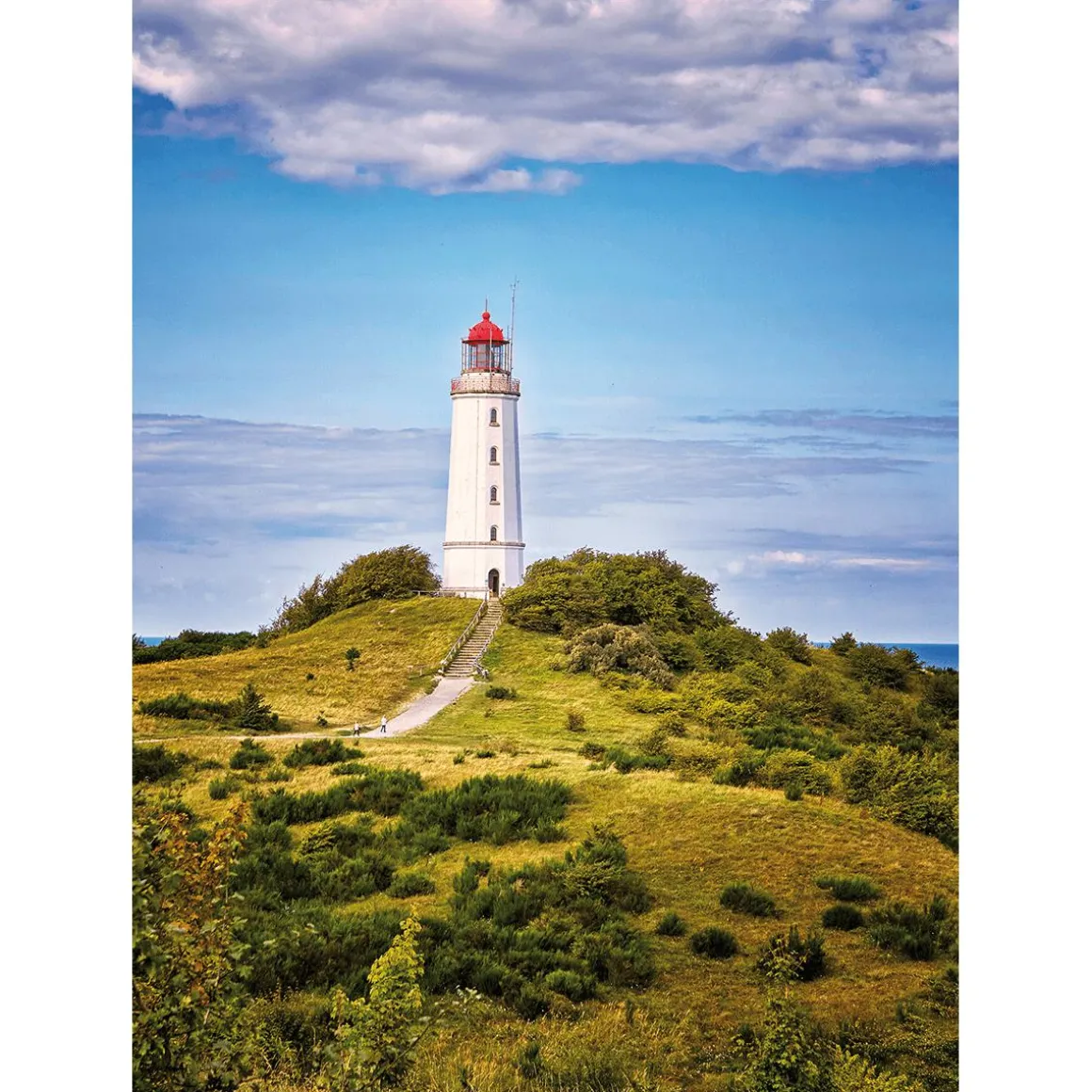 Pancarta De Tela XL "faro Blanco" De Tela De Bandera Ignífuga 150 X 200 Cm