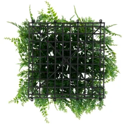 Panel Artificial De Eucalipto Y Helecho Premium, 25 X 25 Cm