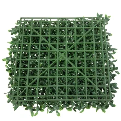 Panel De Arbusto Deluxe Artificial, 25 X 25 Cm