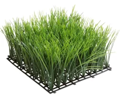 Panel De Hierba Deluxe Artificial, 25 X 25 Cm