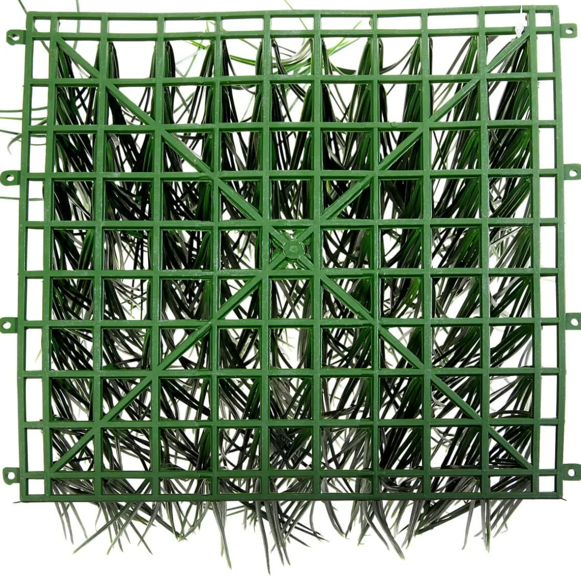 Panel De Hierba Deluxe Artificial, 25 X 25 Cm