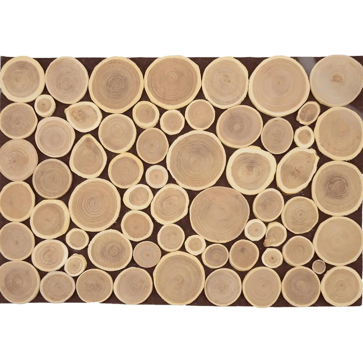 Paneles De Disco De Madera En Dos Tamaños