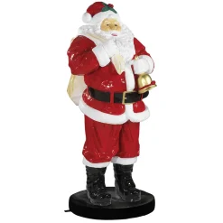 Papá Noel De Fibra De Vidrio 180 Cm