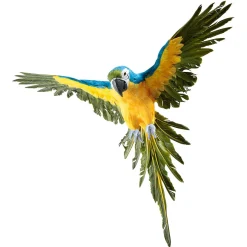 Papagayo Decorativo Azul-amarillo Longitud 77 Cm