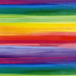 Papel De Regalo A Rayas De Colores 50 Cm X 50 M