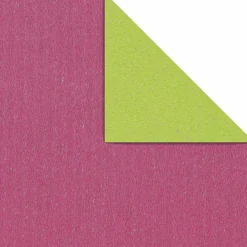 Papel De Regalo Bicolor 70 Cm, 100 M, Rosado Lima