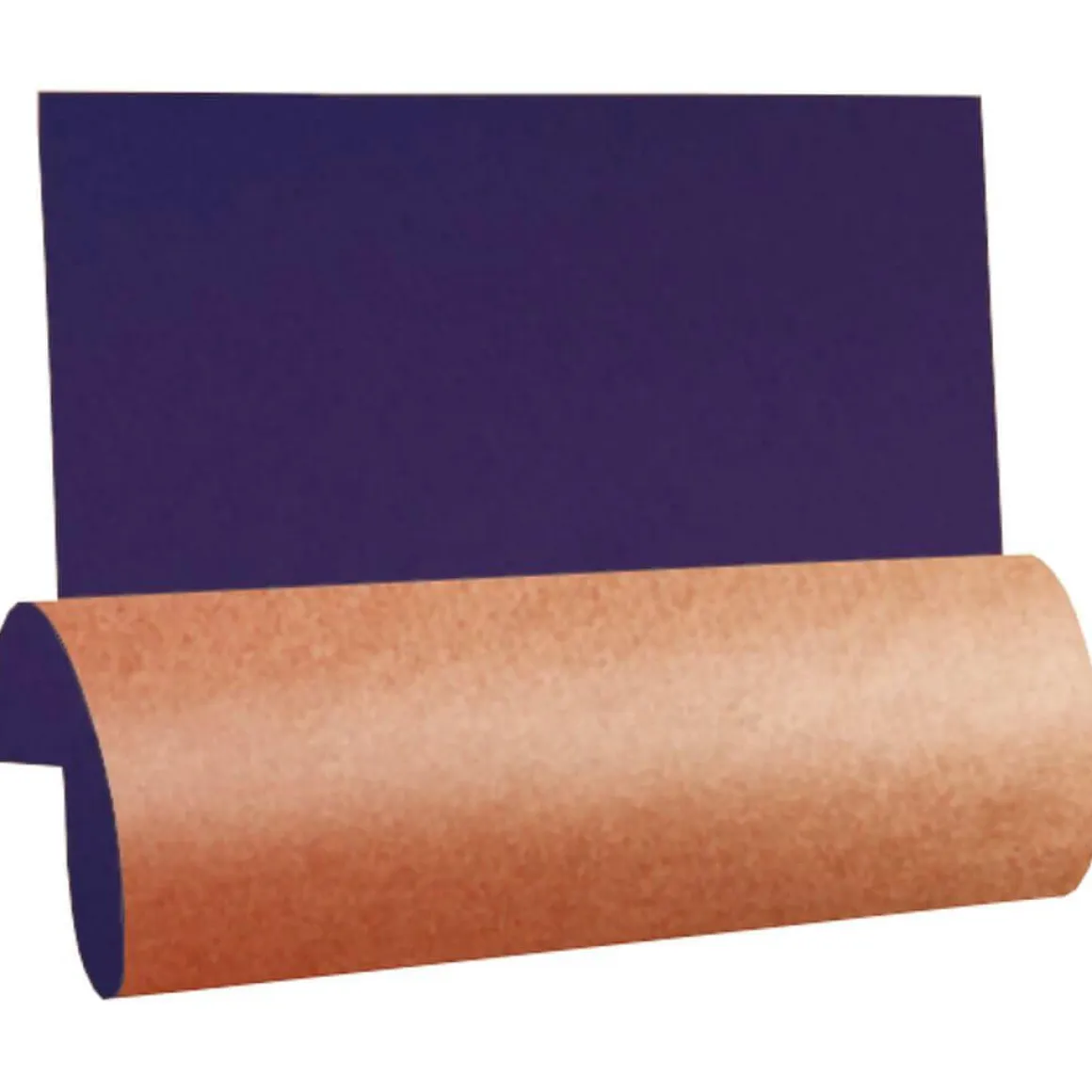Papel De Regalo Bicolor 70 Cm, 250 M, Púrpura Cobre