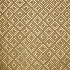 Papel De Regalo Dorado Sostenible Con Motivos Geométricos Brillantes - Bobina De Papel De Regalo De 50 M
