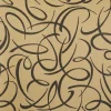 Papel De Regalo Kringel Marrón / Negro, 70cm Ancho, Rollo De 40 M