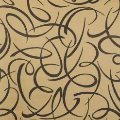 Papel De Regalo Kringel Marrón / Negro, 70cm Ancho, Rollo De 40 M