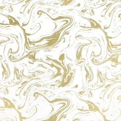 Papel De Regalo Mármol Dorado