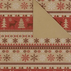 Papel De Regalo Norwegian Nature / Rojo