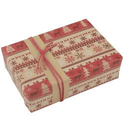 Papel De Regalo Norwegian Nature / Rojo