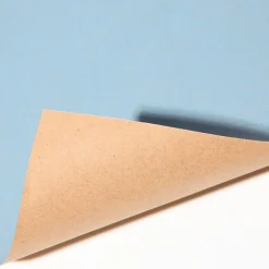 Papel Kraft Liso Azul Reciclado - Bobina De Papel De Regalo De 50 M
