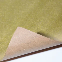 Papel Kraft Liso Dorado Reciclado - Bobina De Papel De Regalo De 50 M