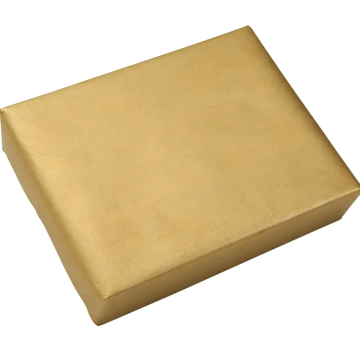 Papel Kraft Liso Dorado Reciclado - Bobina De Papel De Regalo De 50 M