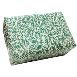Papel Kraft Reciclado Con Hojas De Palmera Verdes - Rollo De Papel De Envolver De 50 M